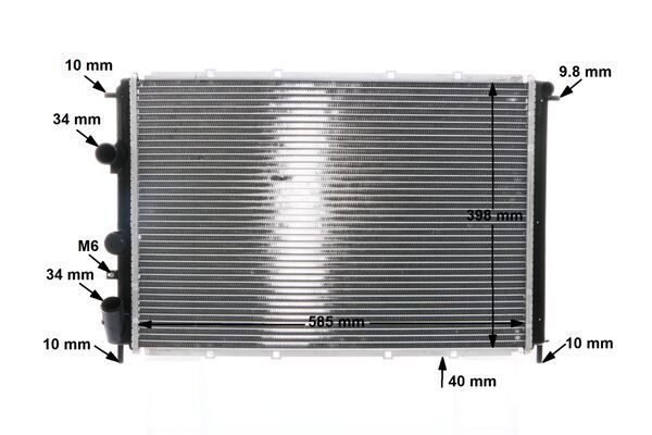 MAHLE Kühler, Motorkühlung (CR 217 000S)