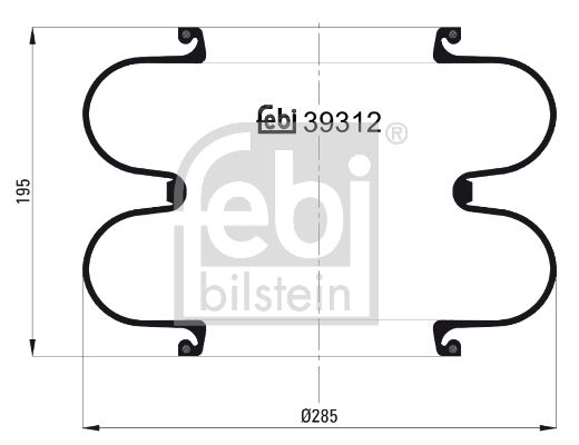 FEBI BILSTEIN Federbalg, Luftfederung (39312) im Angebot