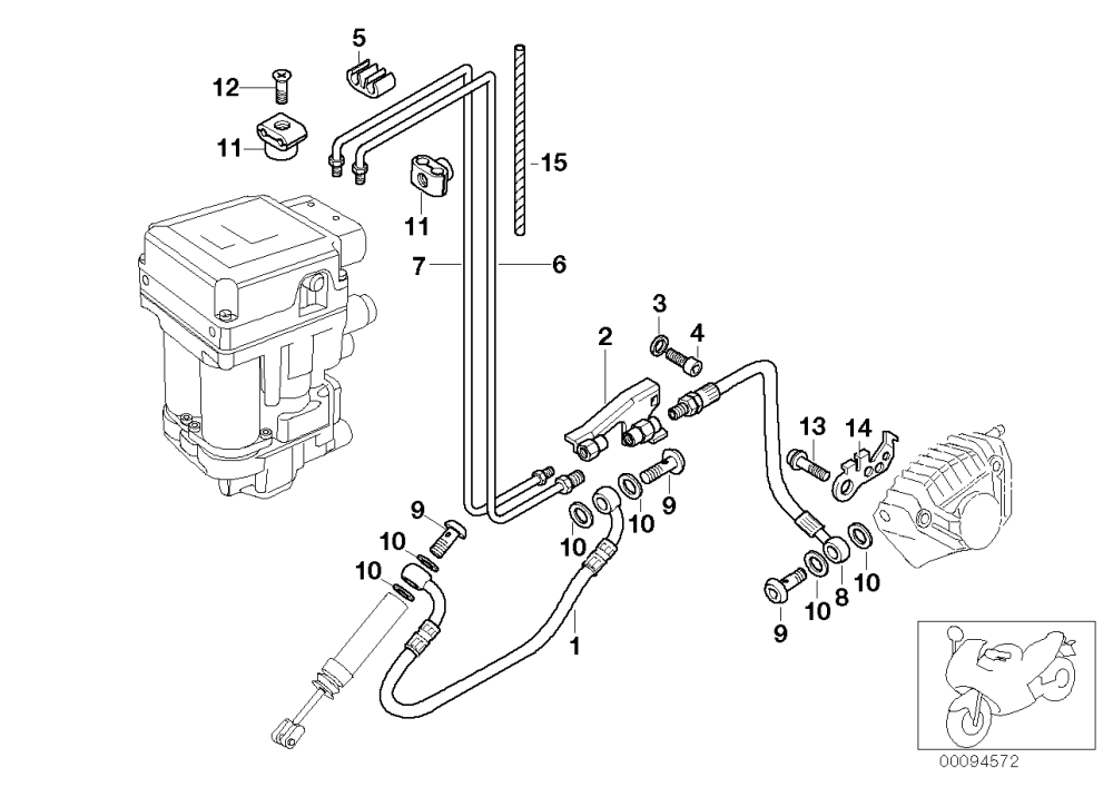 BMW Bremsleitung K41 34327650174 Angebot