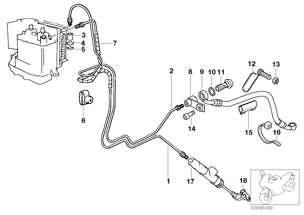 BMW Bremsleitung Vorlauf hinten R22 34327650238 heißer Online-Verkauf