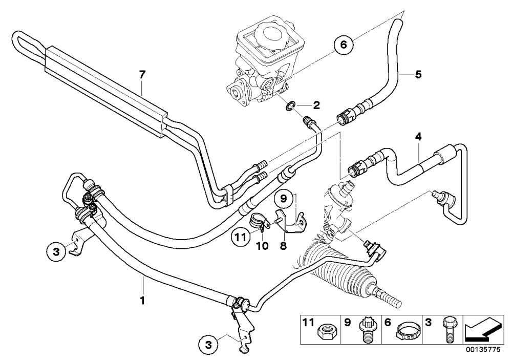 BMW Rücklaufleitung E83 32413400190 Angebot