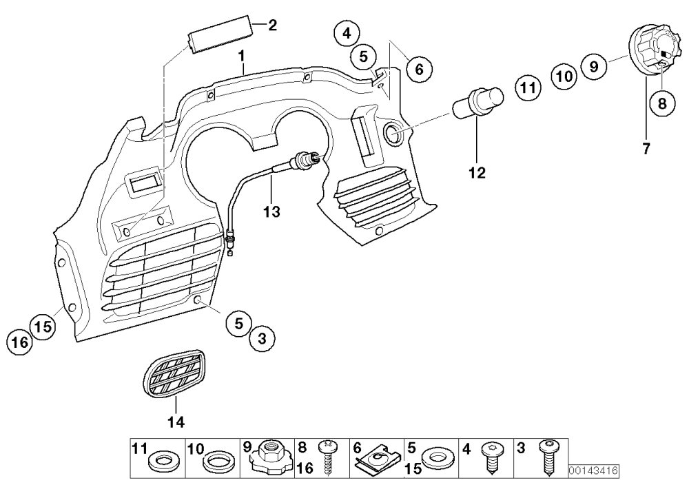 BMW Linsenschraube mit Unterlegscheibe R22 R28 46622307915 Sonderangebot