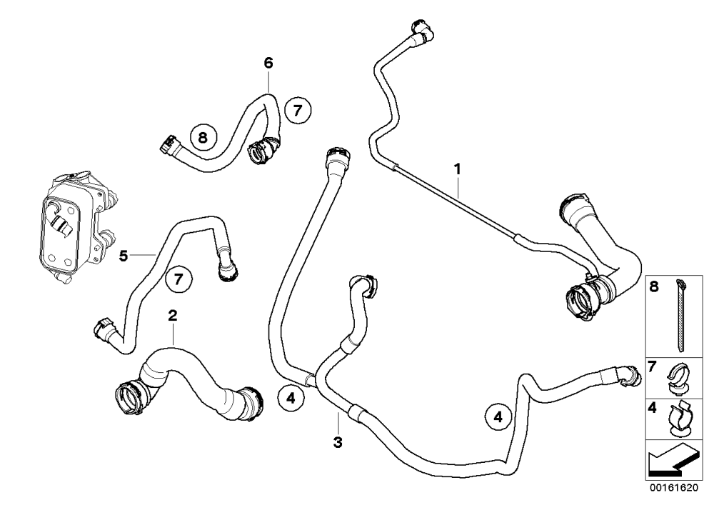 BMW Kühlmittelschlauch 17127560968