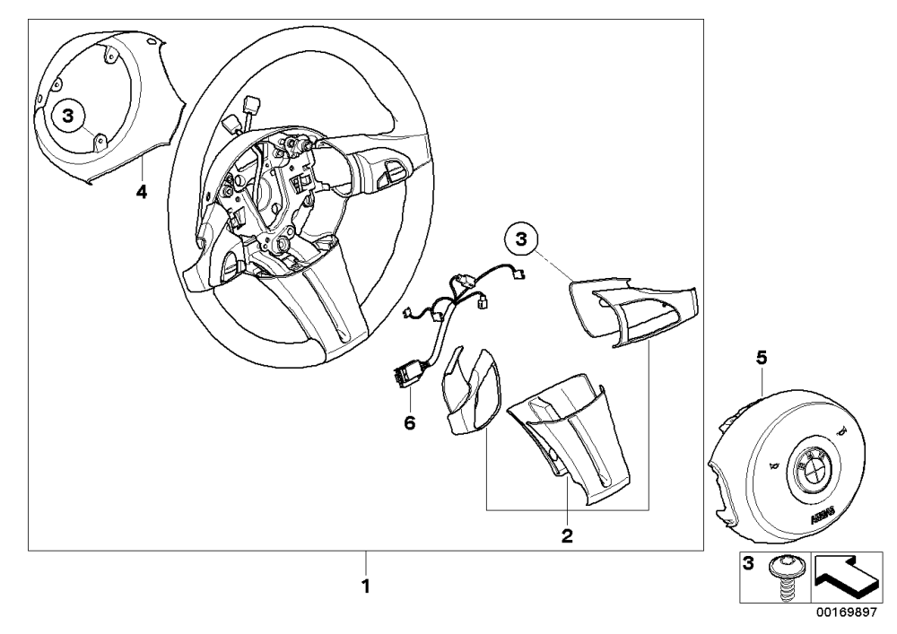 BMW Sportlenkrad Airbag Leder Multifunktion E85 32306763532 Blitzverkauf