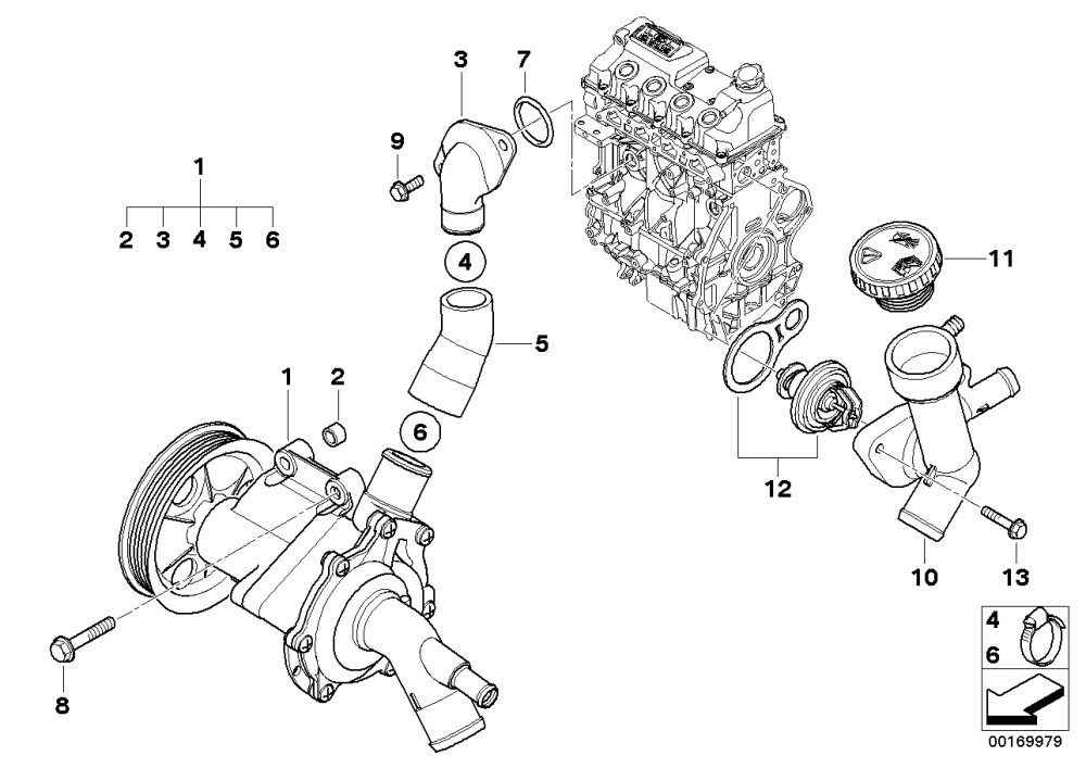 BMW Schlauchklemme R50 R52 11517829915