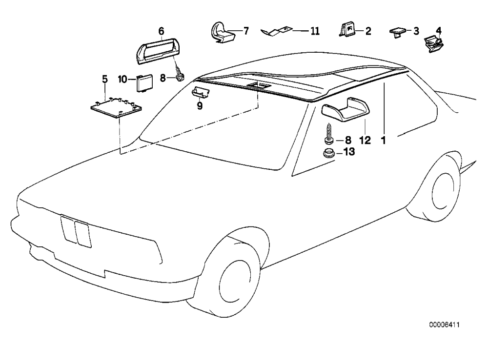 BMW Abdeckung E34 51441973471 Online-Verkauf
