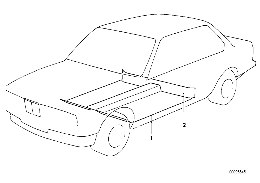 BMW Verkleidung Sitzkasten E30 51471922545 Angebot
