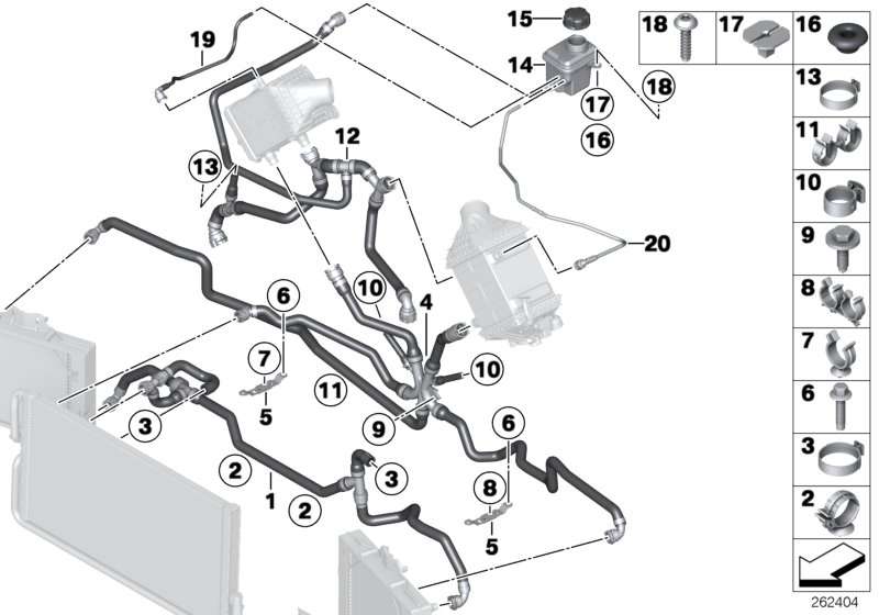 BMW Kühlmittelschlauch F06 F10 F12 F13 17122284289 günstig