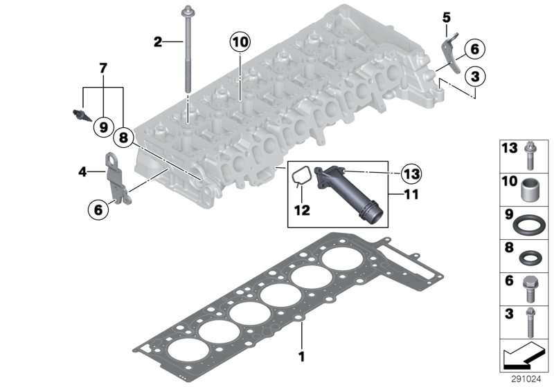 BMW Zylinderkopfdichtung asbestfrei F01 F02 F06 F07 F10 F11 F12 F13 F15 F16 F25 F26 F30 F31 F32 F33 F34 F36 11128509153 günstig