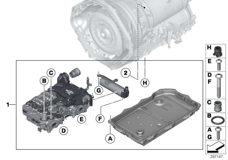 BMW RP REMAN Reparatursatz Mechatronik G11 G12 G30 G31 G32 24348687832 Verkauf
