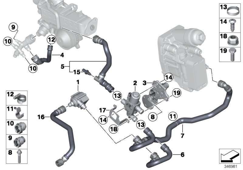 BMW Umschaltventil F10 F11 F15 F25 11538572513 jetzt online