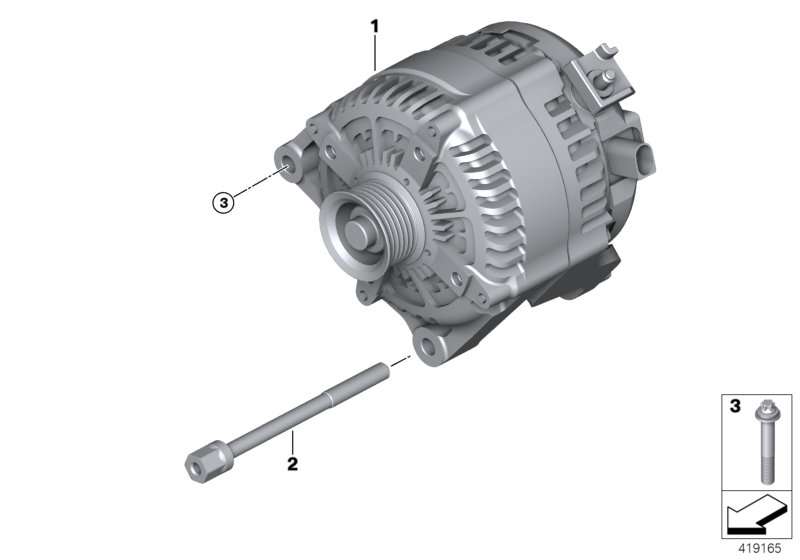BMW Generator F10 F11 F20 F21 F22 F23 F25 F26 F30 F31 F32 F33 F34 F36 F39 F45 F46 F48 F54 F55 F56 F57 F60 12317640875 Sonderangebot