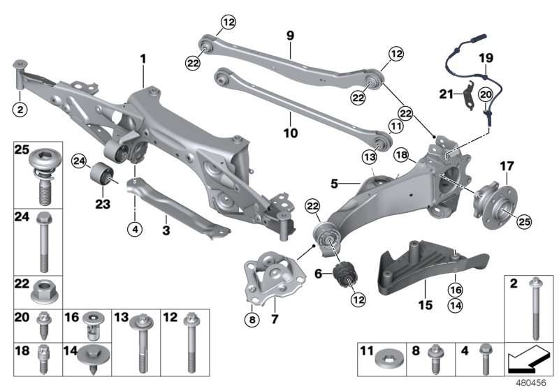 BMW Halter Längslenker links F54 33326896991 jetzt online
