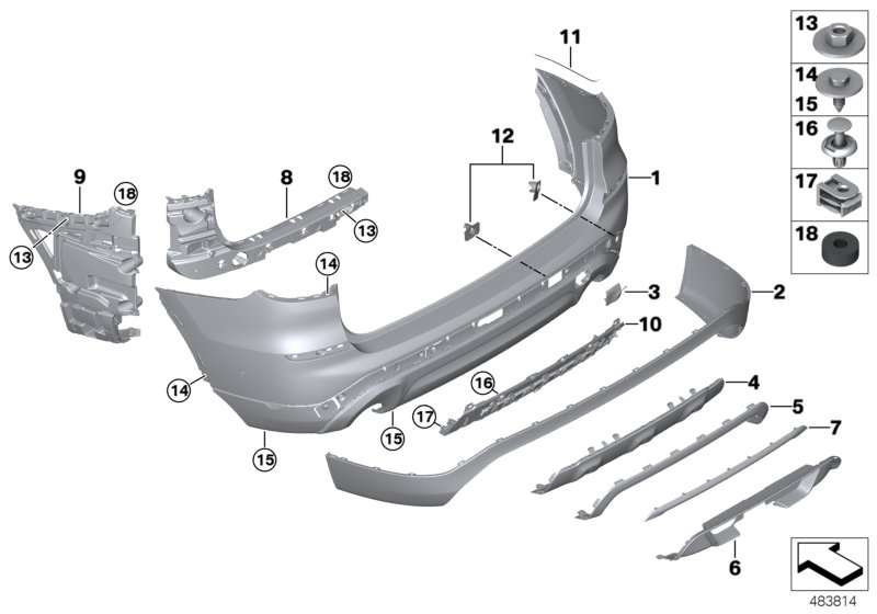 BMW Unterfahrschutz hinten G01 51127417846 Angebot