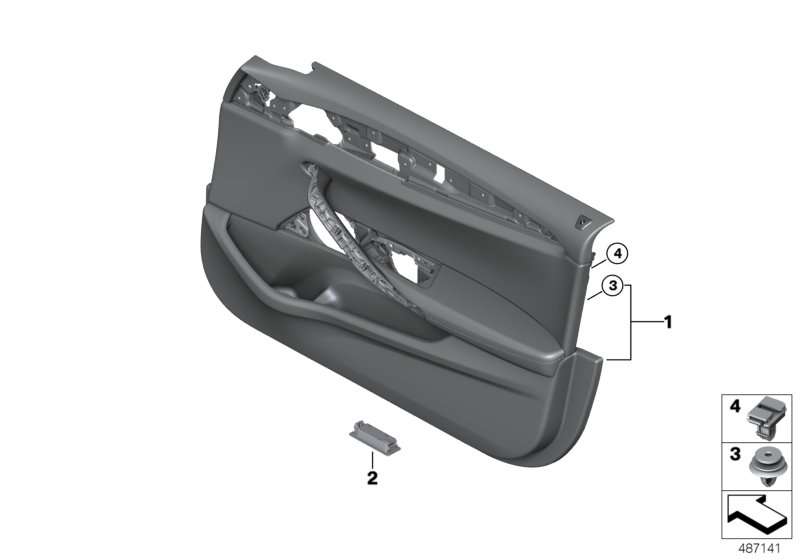 BMW Türverkleidung vorn links F90 51418093077 speziell