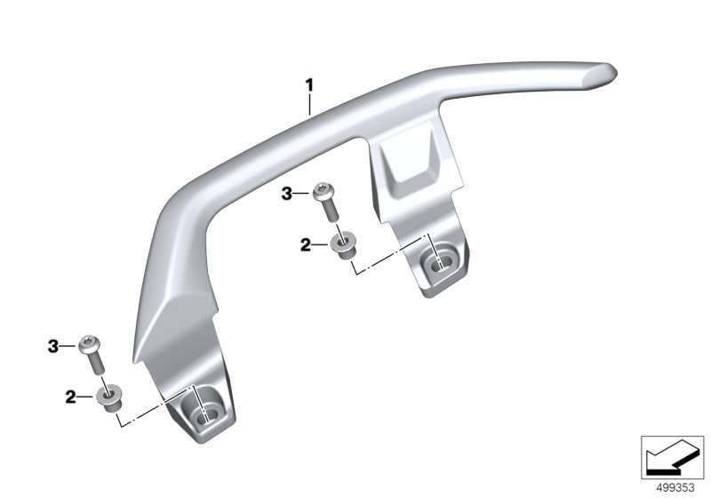 BMW Haltegriff links K08 46548566831 Angebot