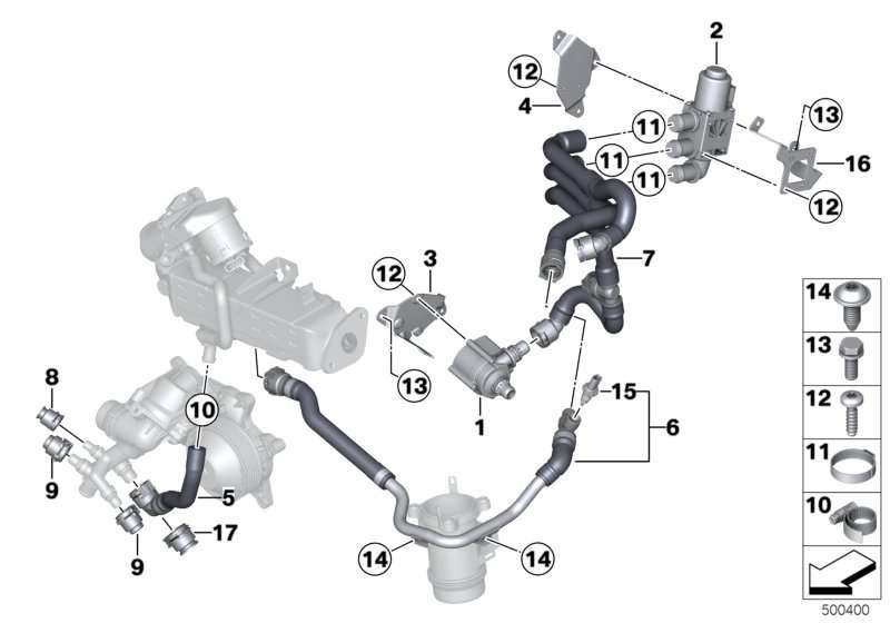 BMW Zusatzkühlmittelpumpe F01 F02 F07 F10 F11 F15 F16 F25 F26 11538511748 jetzt online