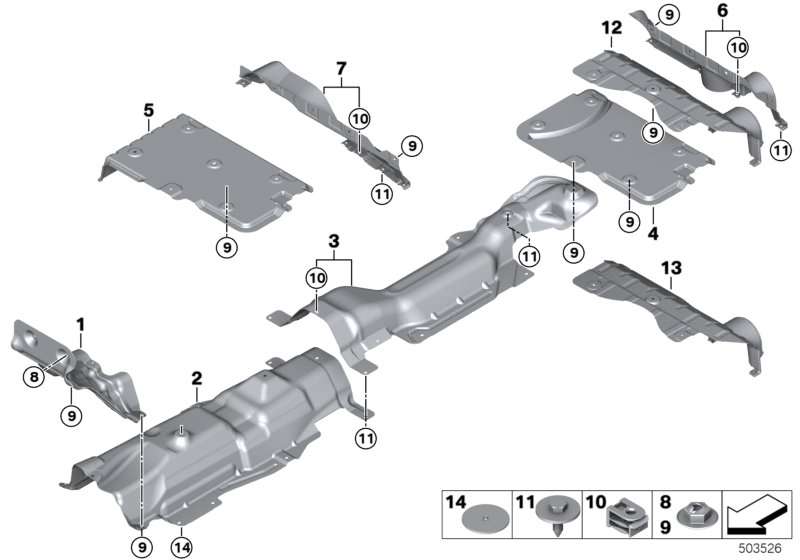 BMW Wärmeisolierung Tank F56 F57 51487290779 Blitzverkauf